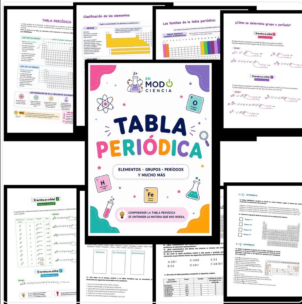TABLA PERIÓDICA- GUÍA TEÓRICA/PRÁCTICA